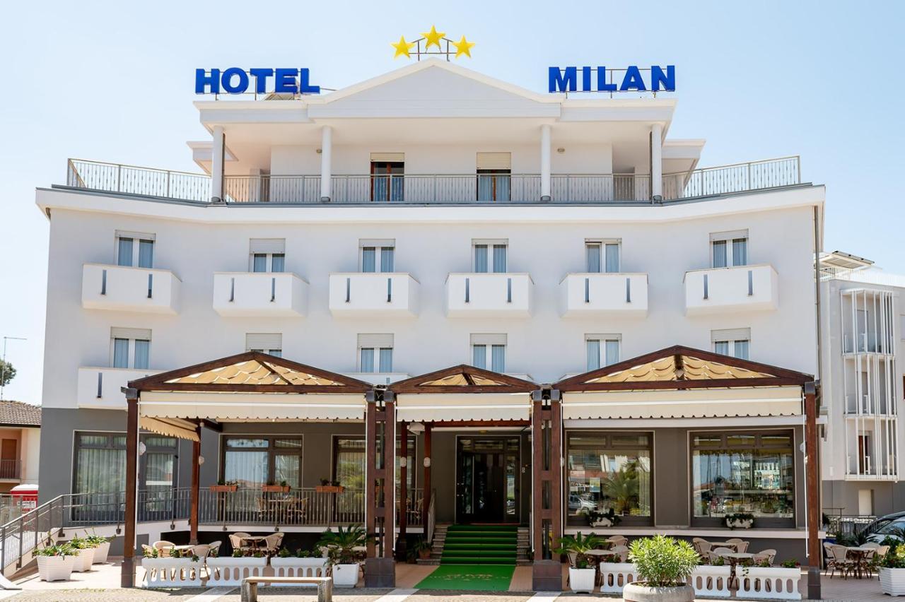 Hotel Milan Rosolina Mare Kültér fotó